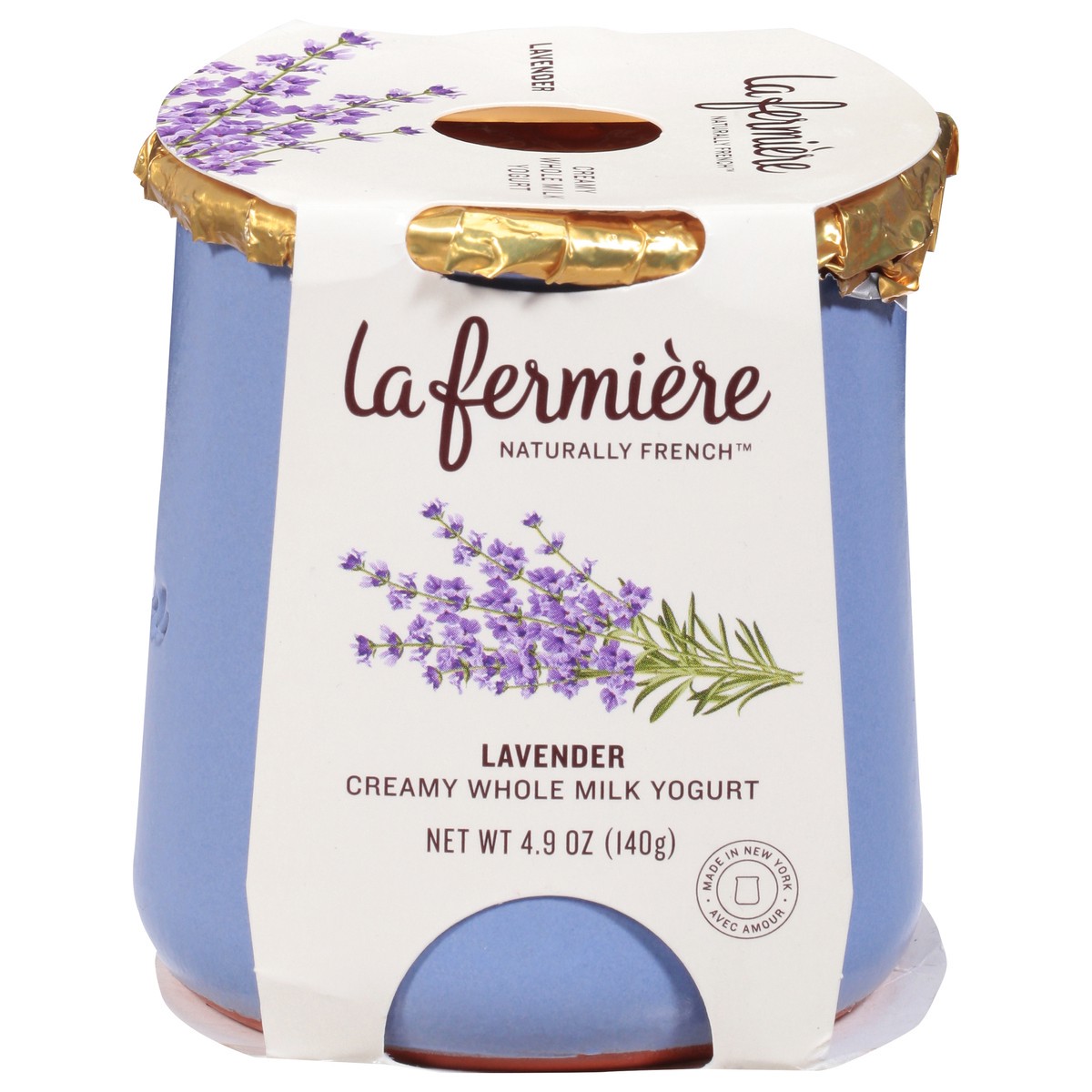 slide 1 of 11, La Fermière Lavender Whole Milk Yogurt, 4.9 oz