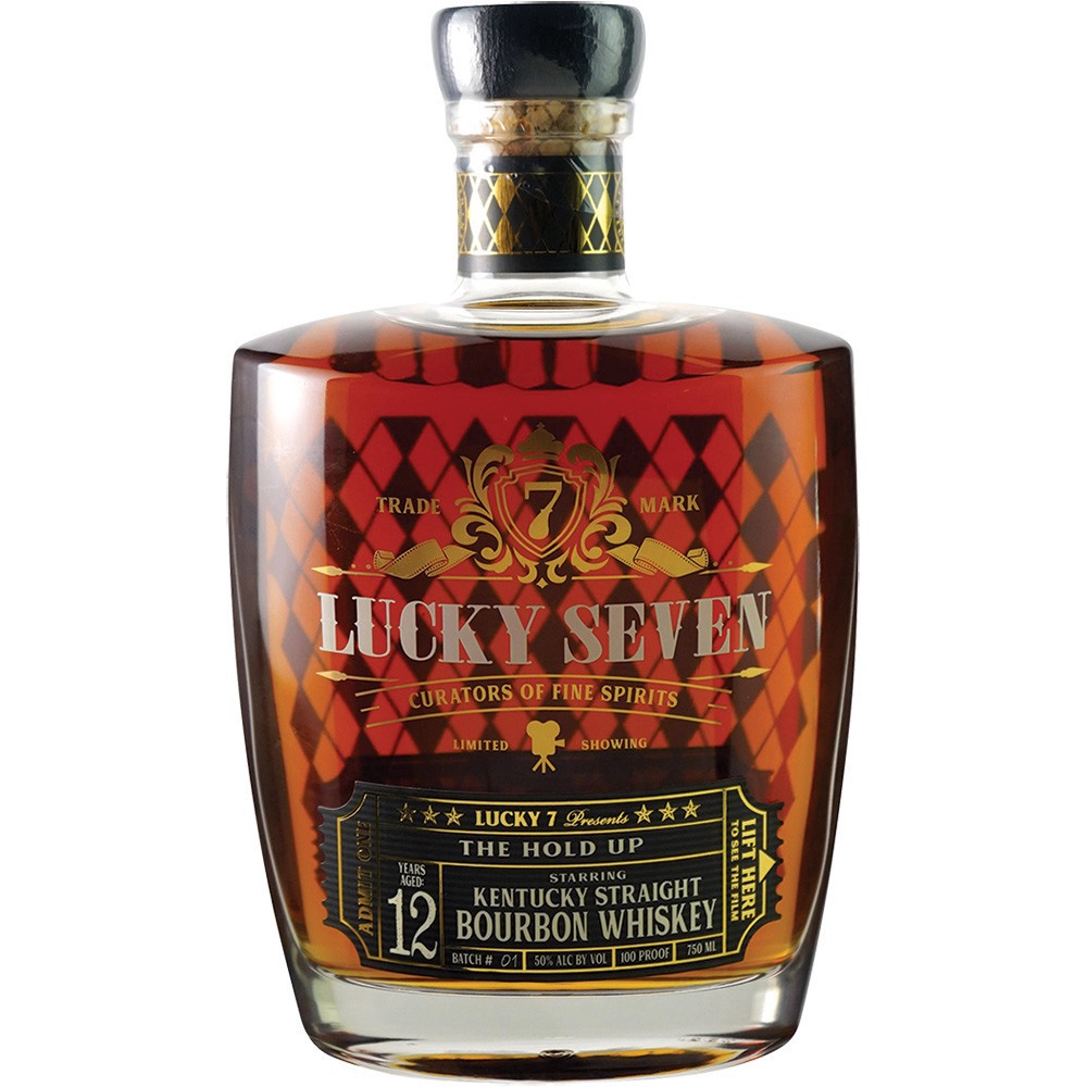 slide 1 of 1, Lucky Seven The Hold Up Brbn, 750 ml