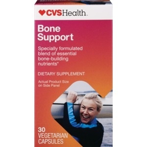 slide 1 of 1, CVS Health Bone Support Vegetarian Capsules, 30 ct