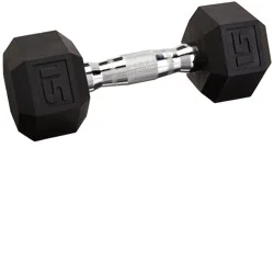 CAP Barbell Black Coated Hex Dumbbell