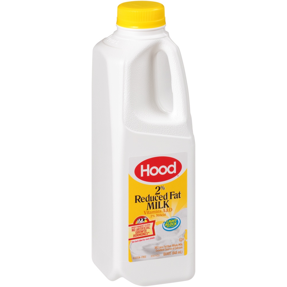 slide 6 of 8, Hood 2% Reduced Fat Milk, 32 oz, 1 qt
