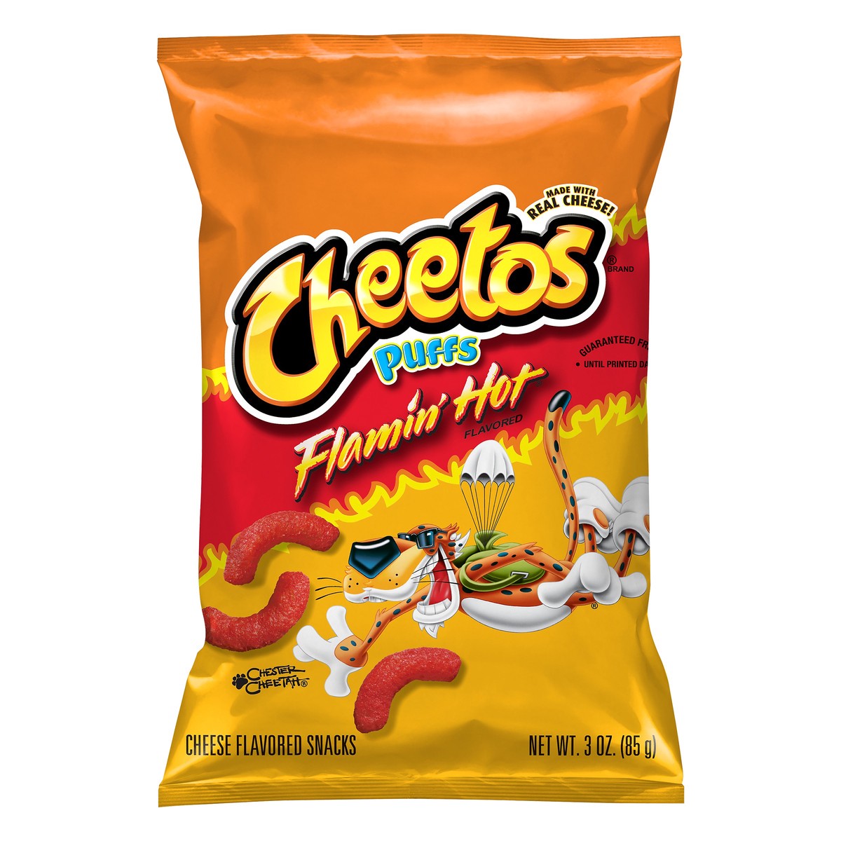 slide 1 of 5, Cheetos Cheese Flavored Snacks, 3 oz