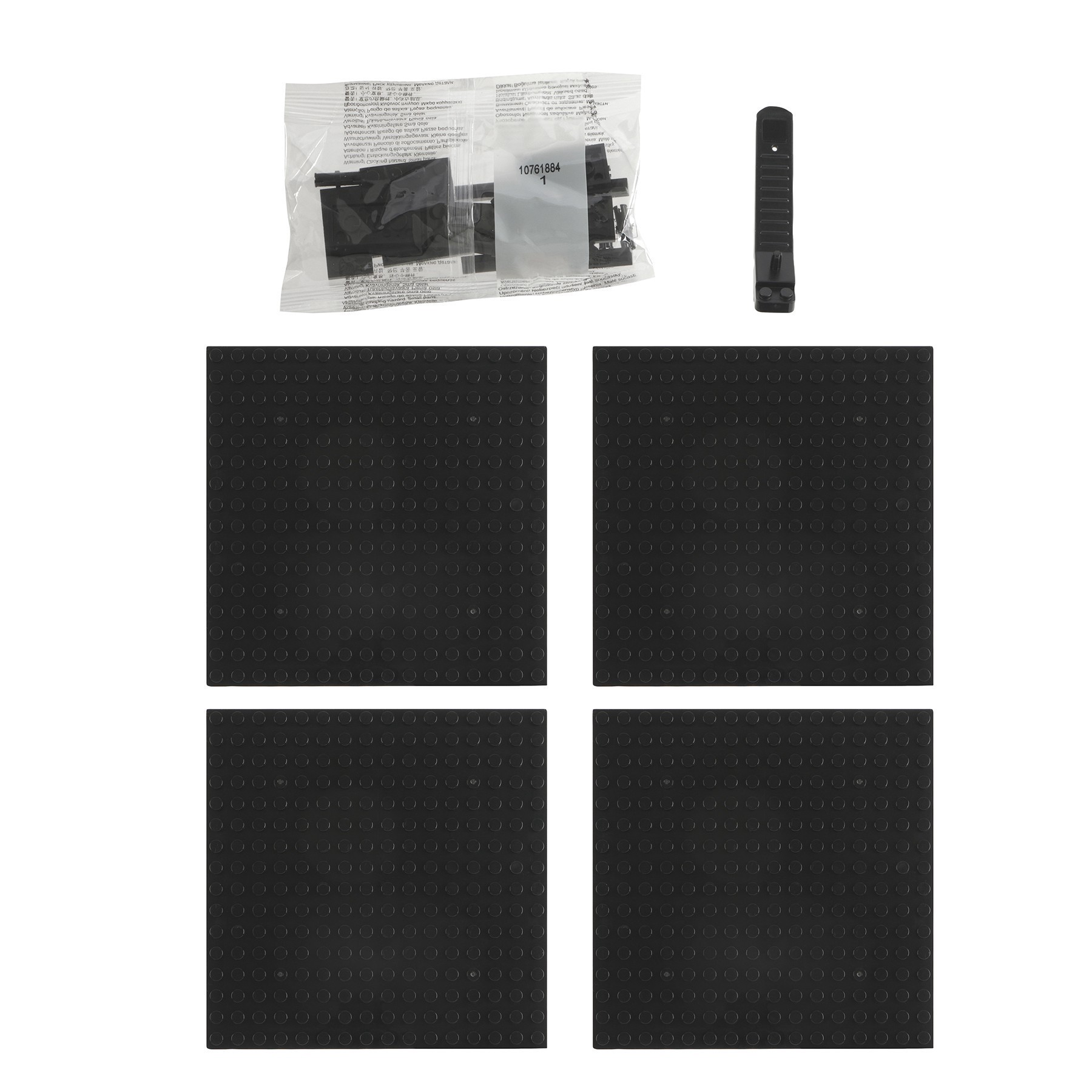 slide 5 of 6, 10" X 10" Butterfly Pixelated Brick Art Kit By Make Market, 10 in x 10 in