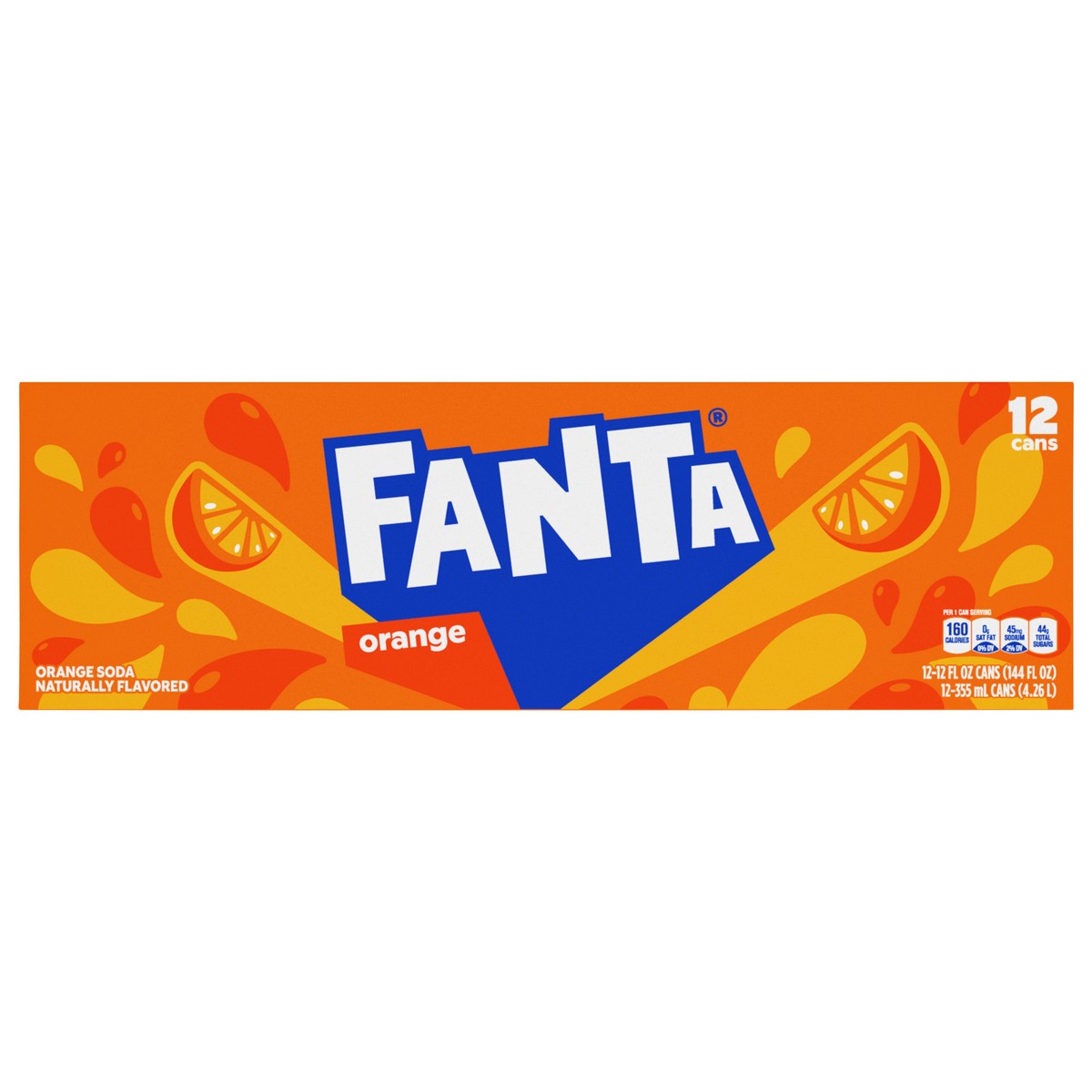 slide 1 of 95, Fanta Orange Soda Fridge Pack Cans, 12 fl oz, 12 Pack, 12 ct; 12 oz