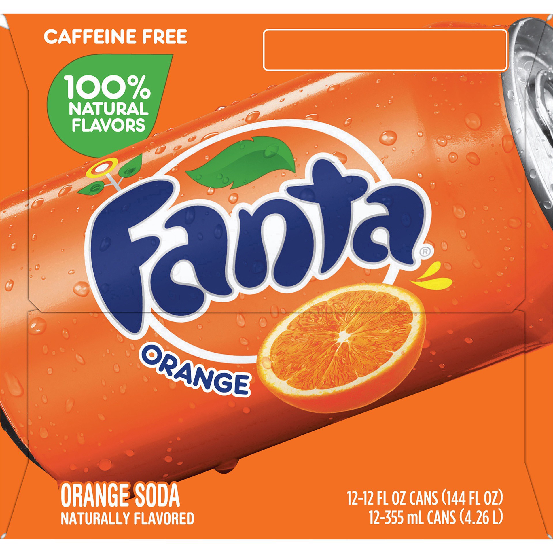 slide 79 of 95, Fanta Orange Soda Fridge Pack Cans, 12 fl oz, 12 Pack, 12 ct