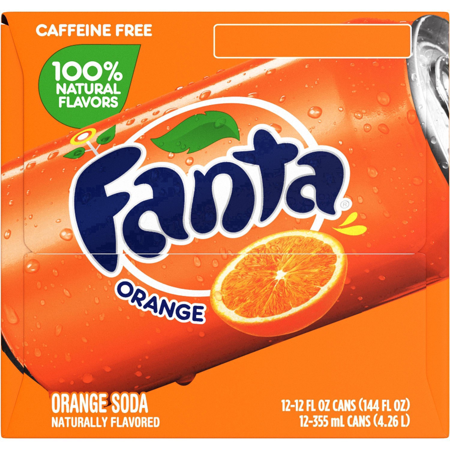slide 42 of 95, Fanta Orange Soda Fridge Pack Cans, 12 fl oz, 12 Pack, 12 ct