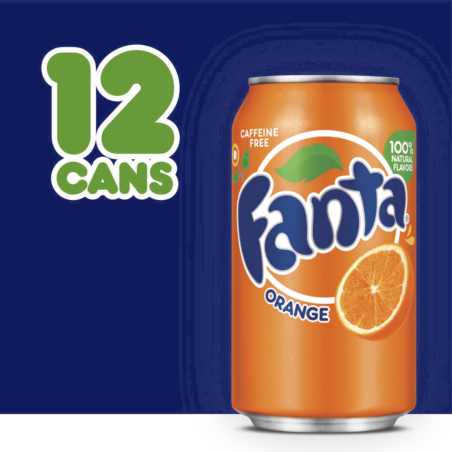 slide 13 of 95, Fanta Orange Soda Fridge Pack Cans, 12 fl oz, 12 Pack, 12 ct