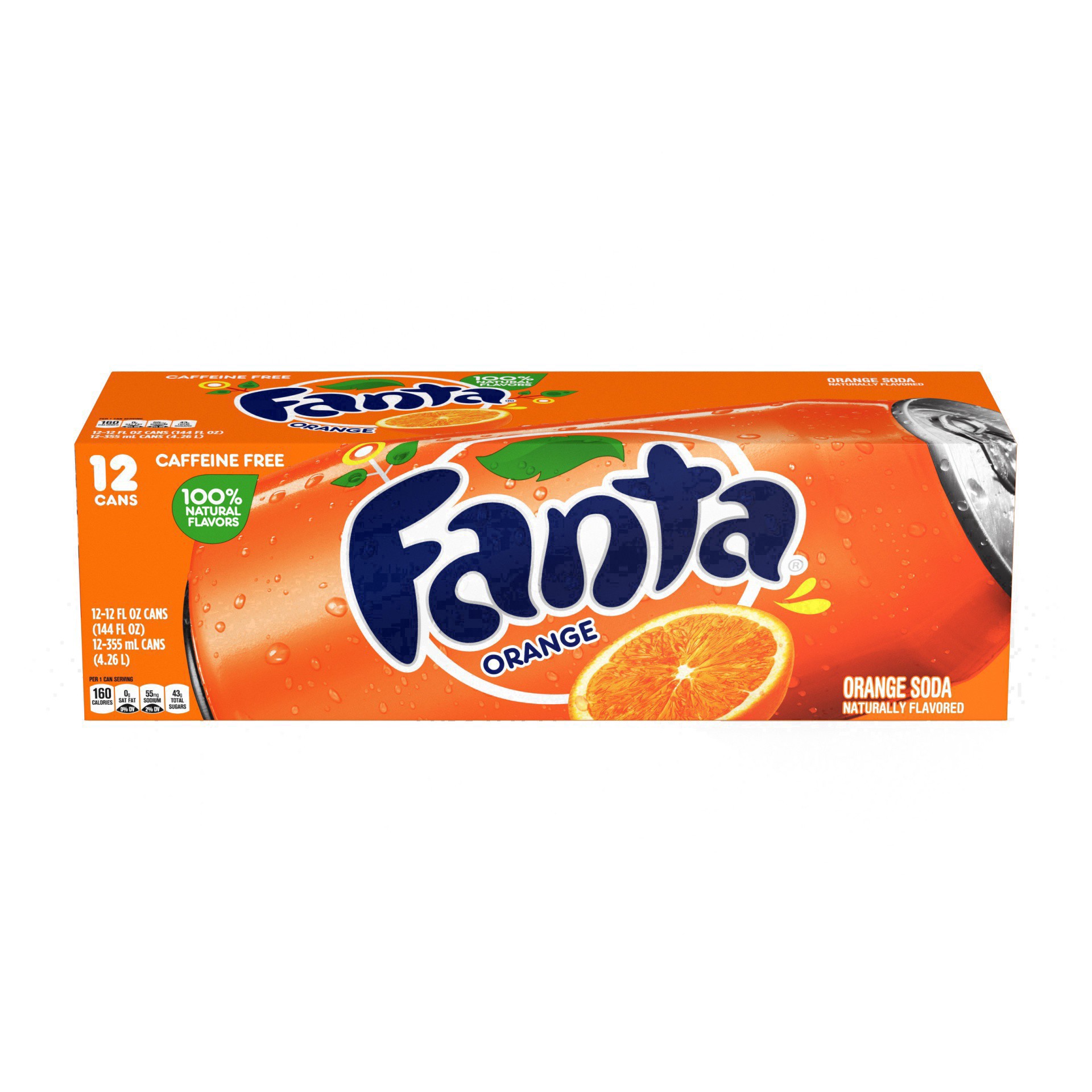 slide 86 of 95, Fanta Orange Soda Fridge Pack Cans, 12 fl oz, 12 Pack, 12 ct