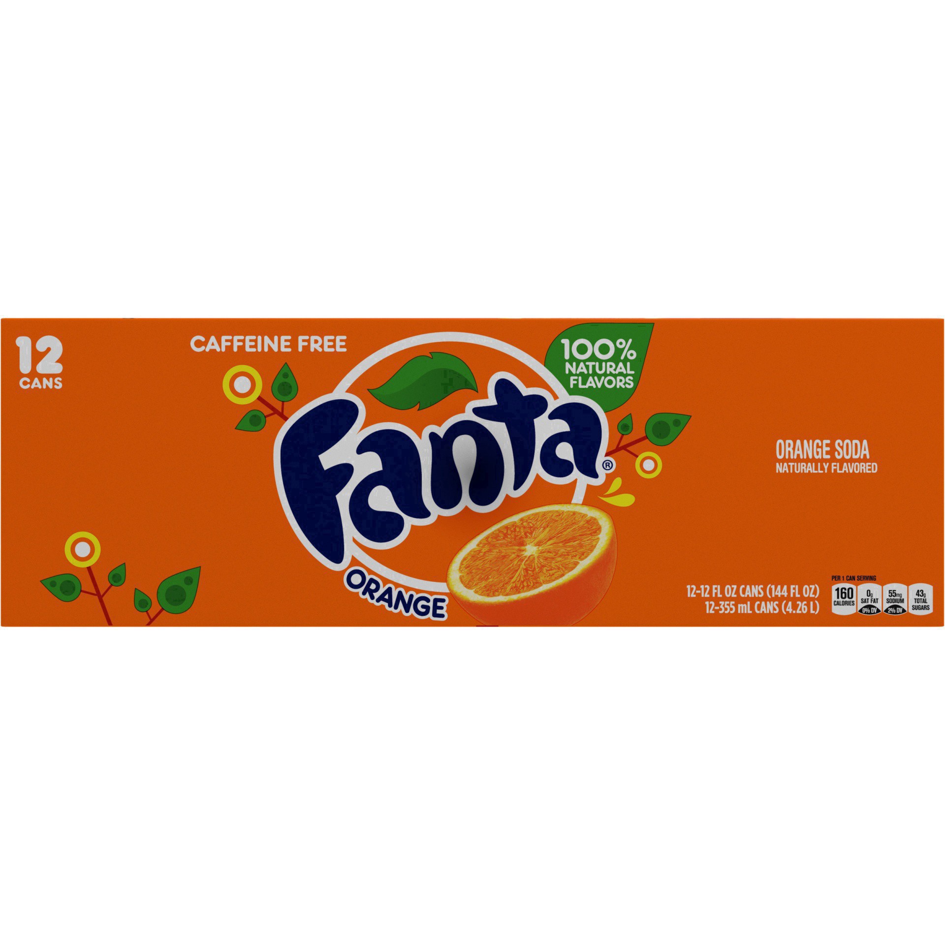 slide 51 of 95, Fanta Orange Soda Fridge Pack Cans, 12 fl oz, 12 Pack, 12 ct