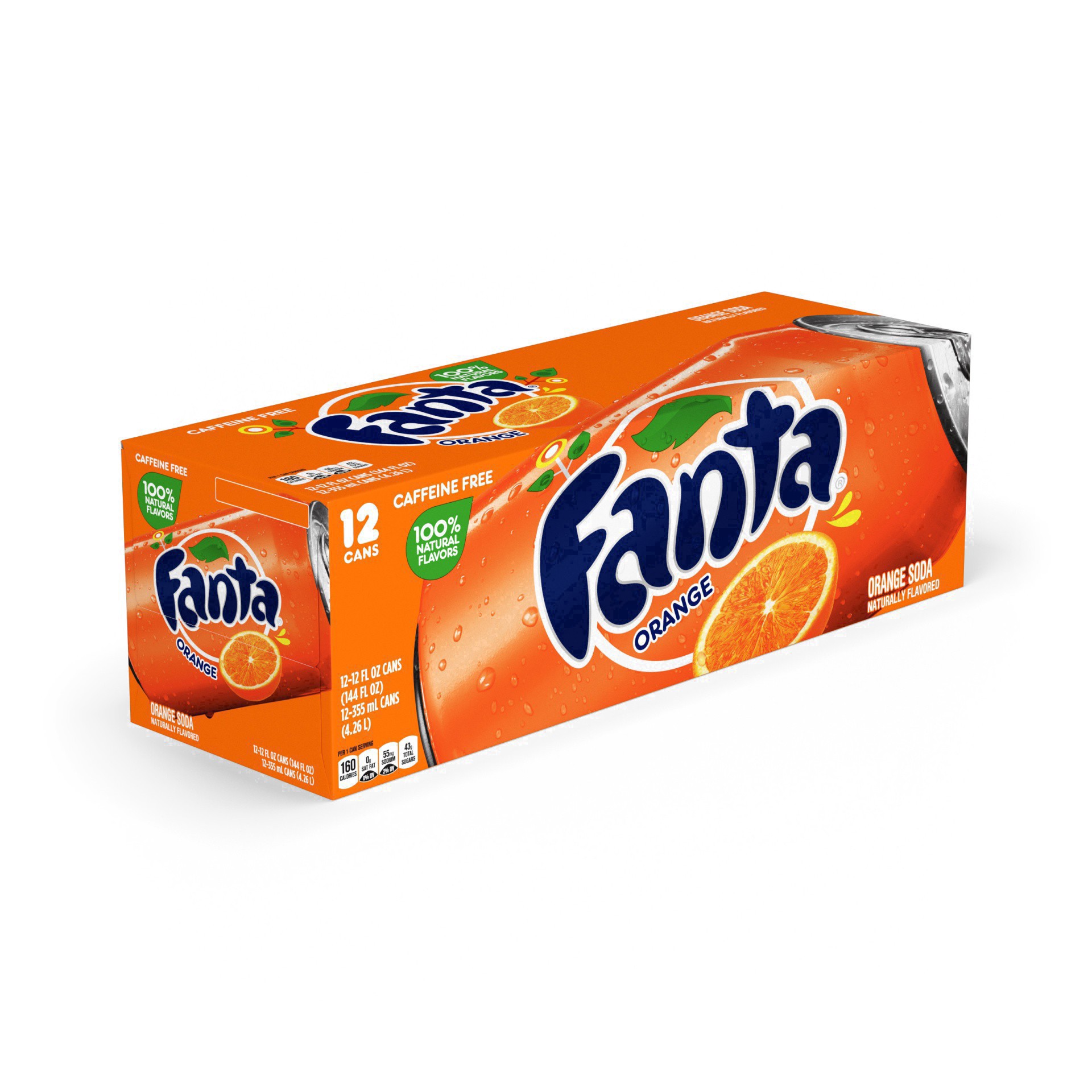 slide 53 of 95, Fanta Orange Soda Fridge Pack Cans, 12 fl oz, 12 Pack, 12 ct