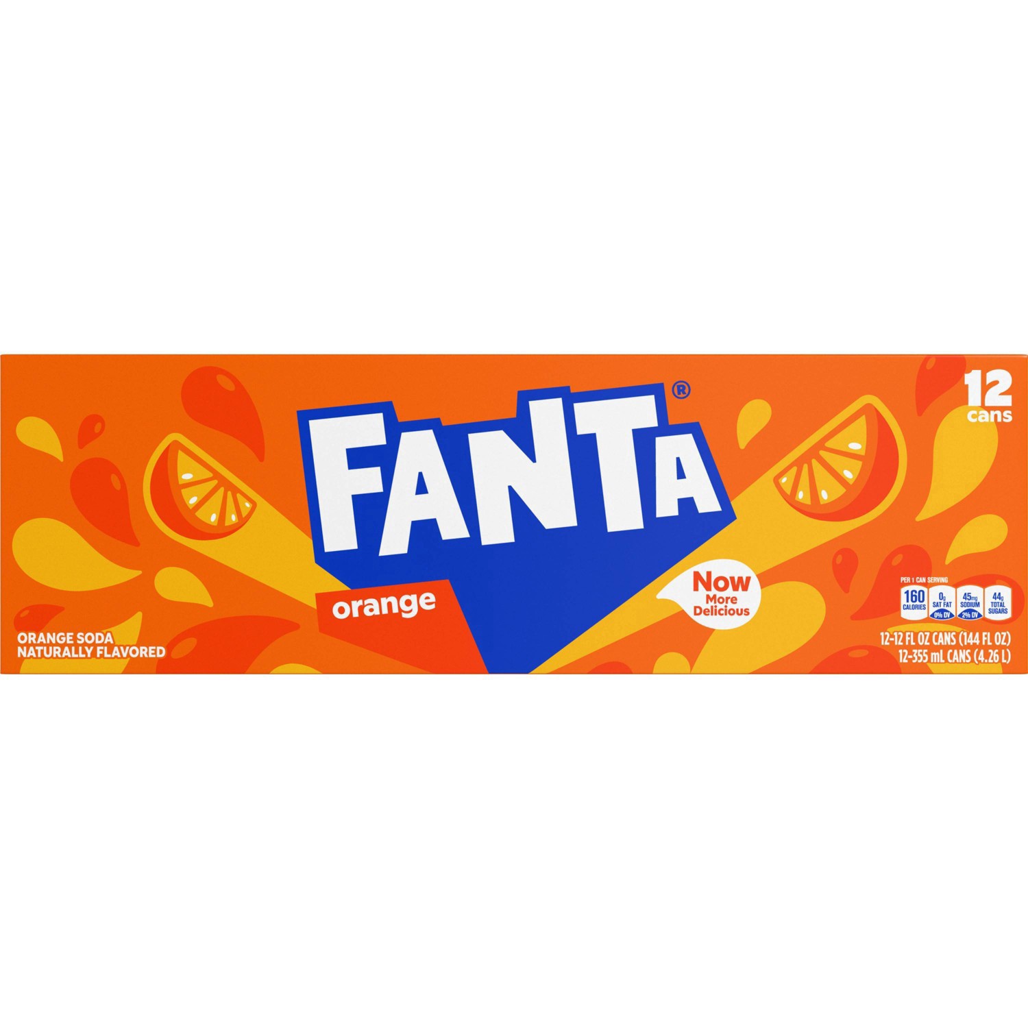 slide 31 of 95, Fanta Orange Soda Fridge Pack Cans, 12 fl oz, 12 Pack, 12 ct