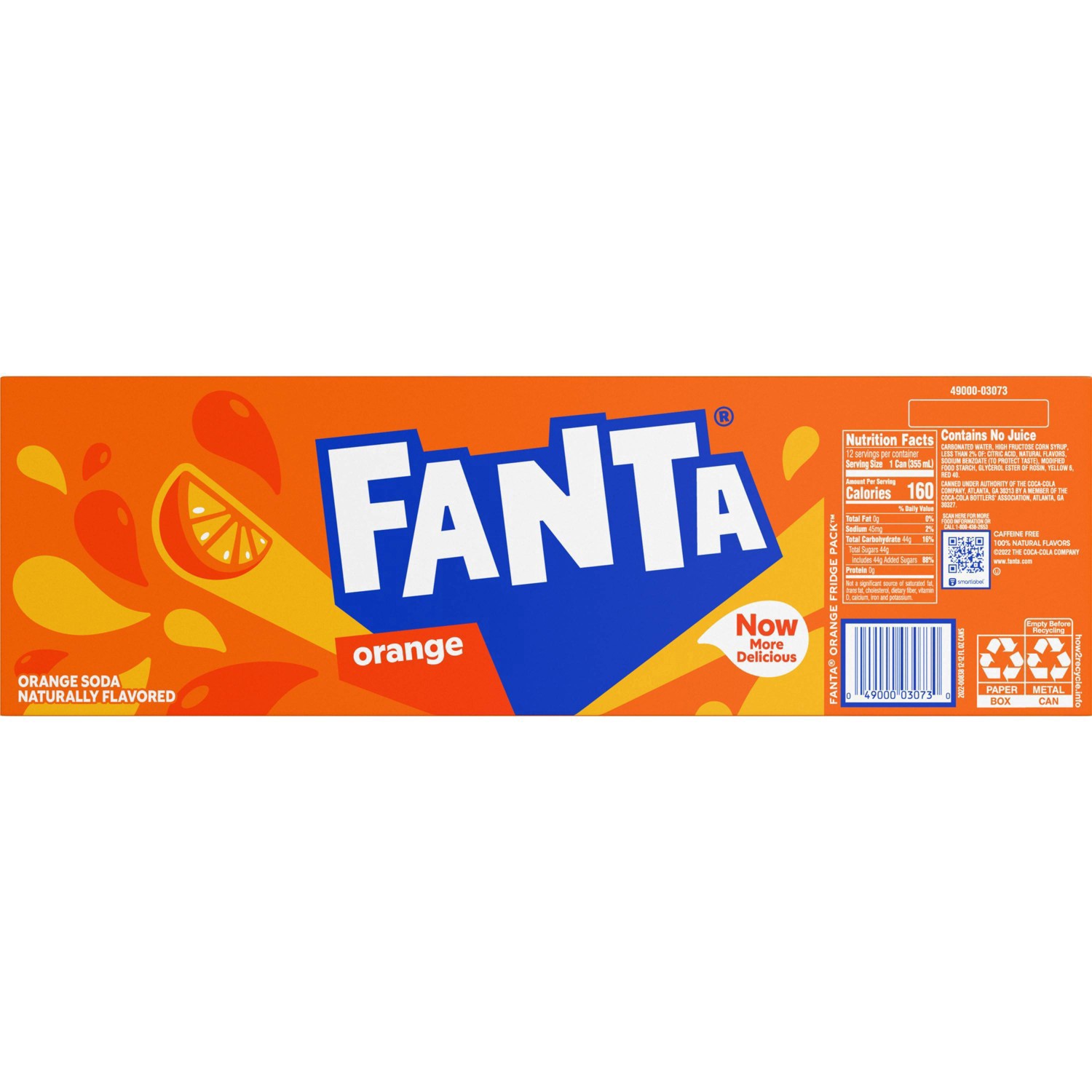 slide 46 of 95, Fanta Orange Soda Fridge Pack Cans, 12 fl oz, 12 Pack, 12 ct