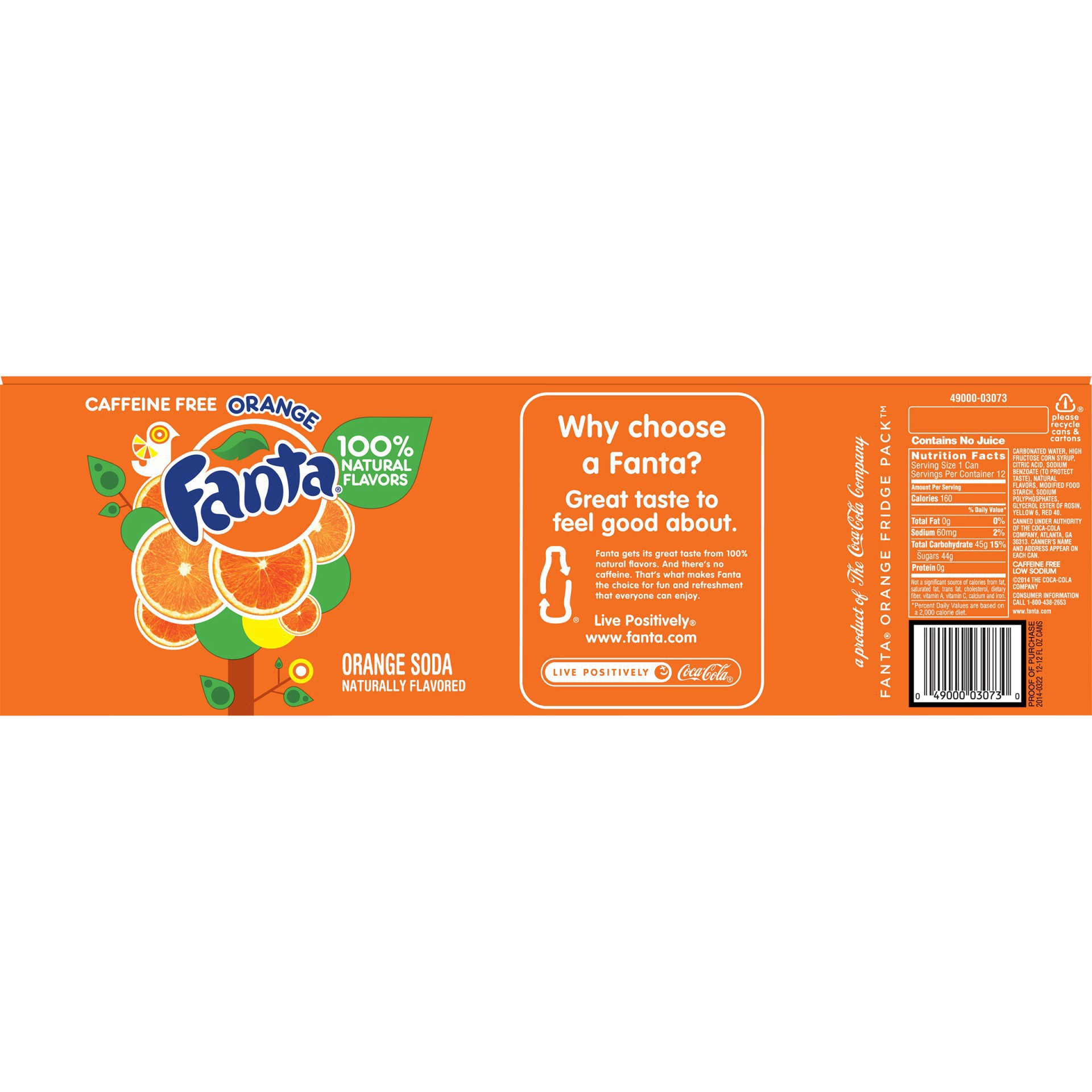 slide 44 of 95, Fanta Orange Soda Fridge Pack Cans, 12 fl oz, 12 Pack, 12 ct