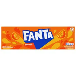 Fanta Orange Soda Fridge Pack Cans, 12 fl oz, 12 Pack