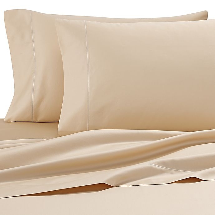 slide 1 of 10, Wamsutta Pima500-Thread-Count Twin Sheet Set - Honey, 1 ct