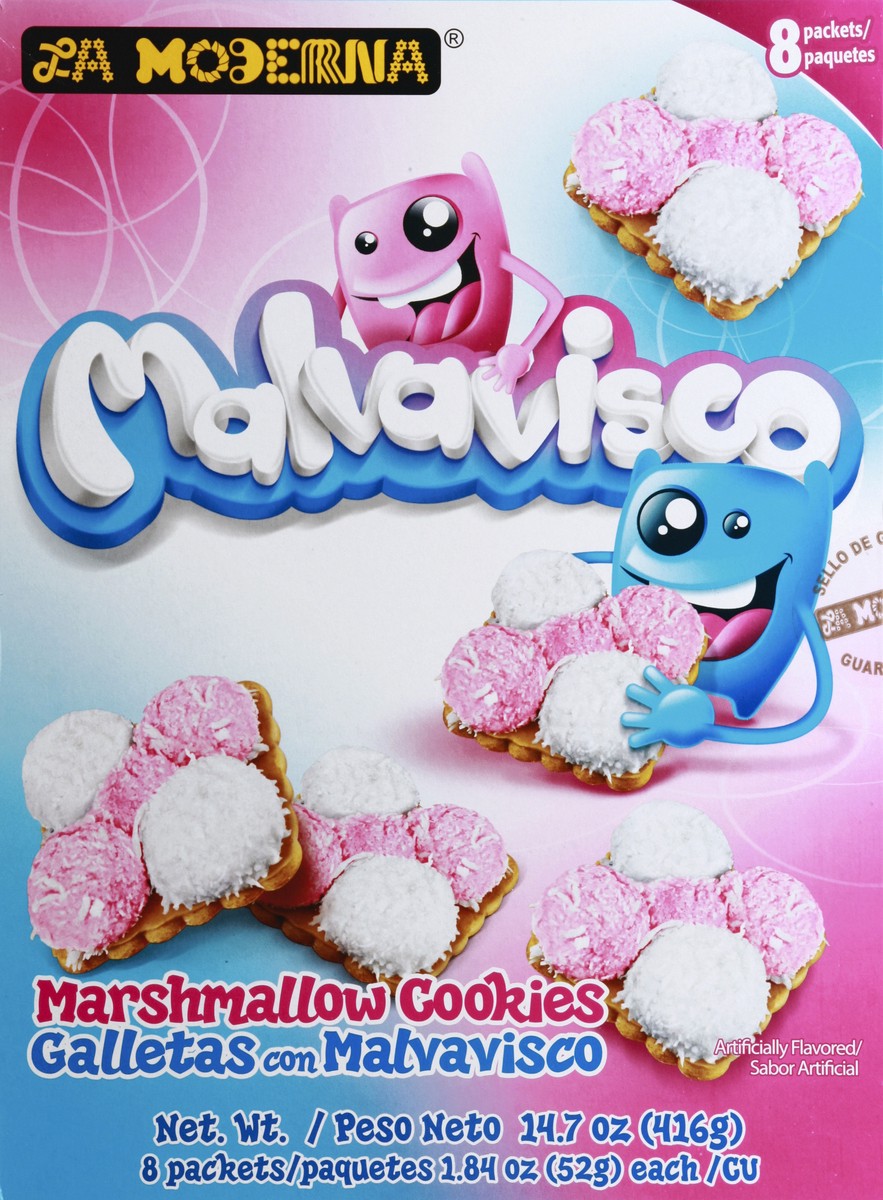 slide 3 of 6, La Moderna Marshmallow Cookies - 14.7 oz, 14.7 oz