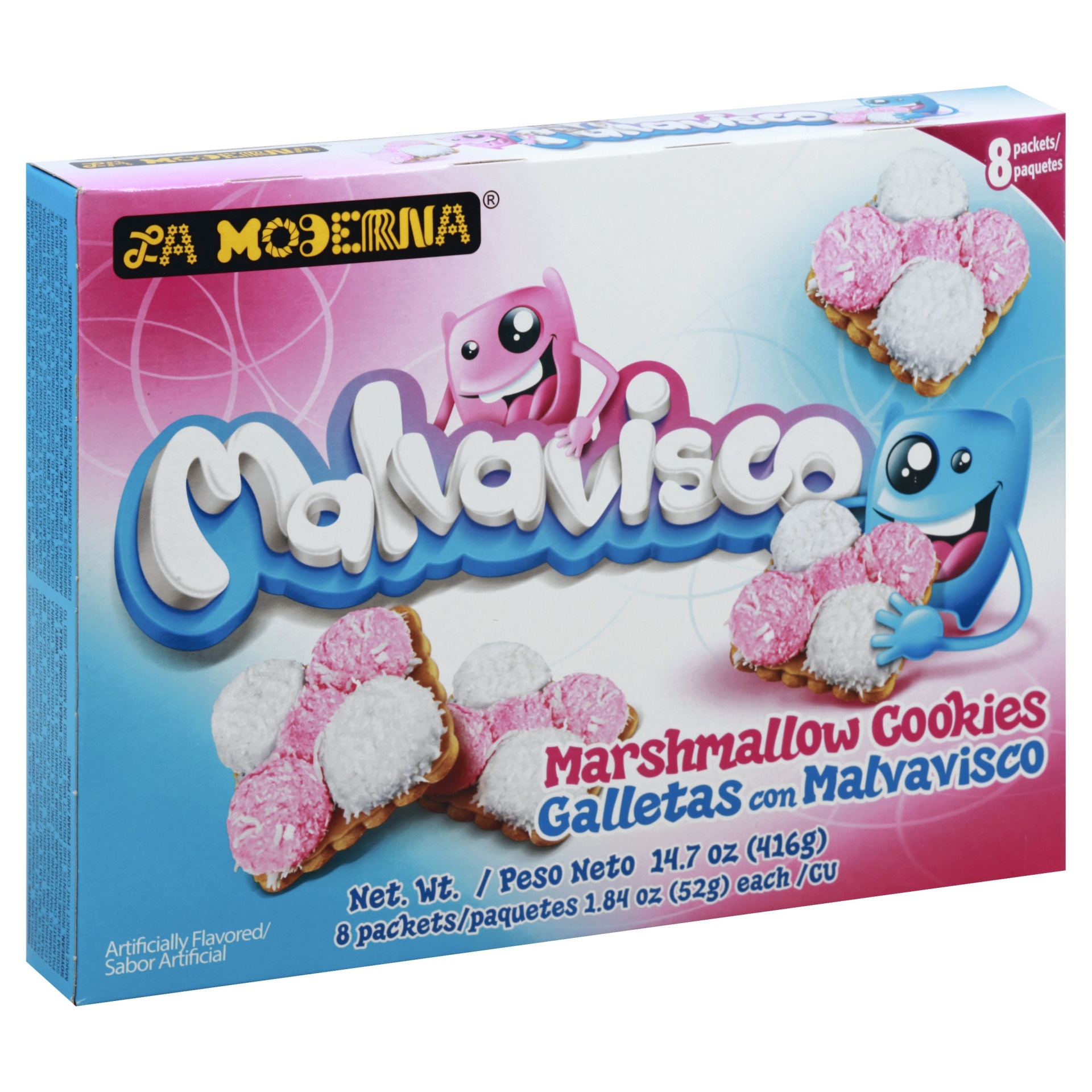 slide 1 of 1, La Moderna Marshmallow Cookies, 14.7 oz