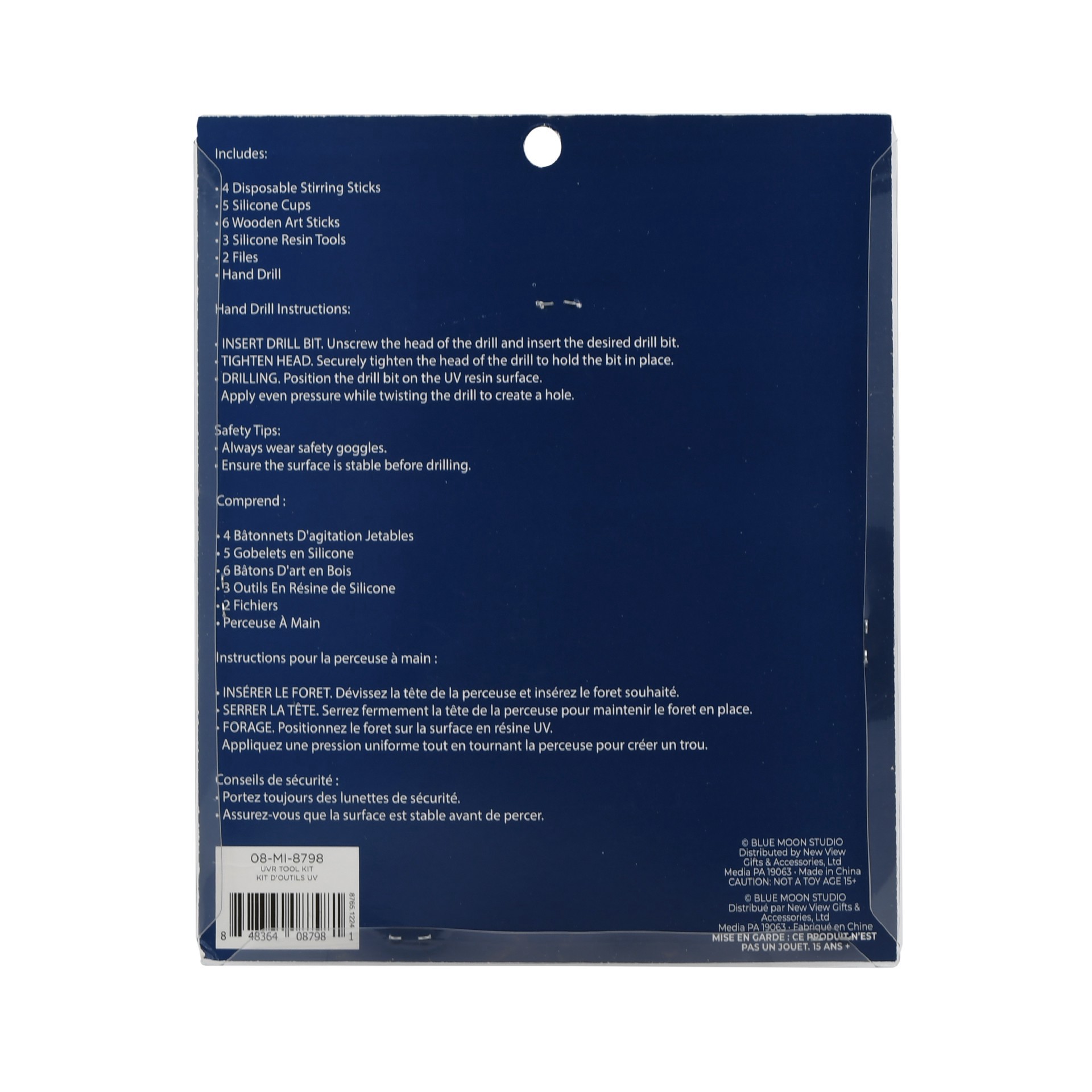 slide 5 of 5, Blue Moon Studio Uv Resin Craft Resin Tool Kit, 21 ct