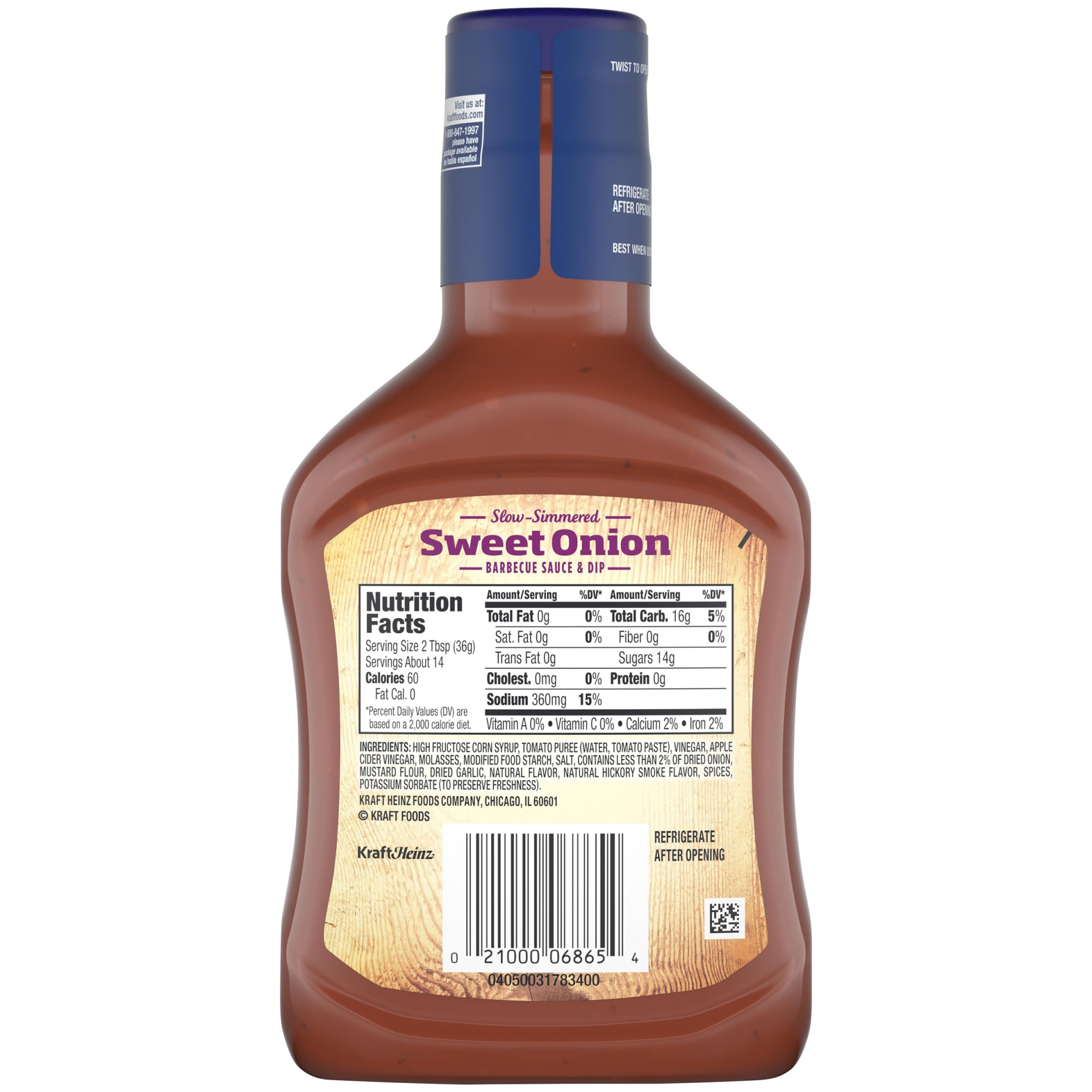 Kraft Sweet Onion Barbecue Sauce & Dip Shipt