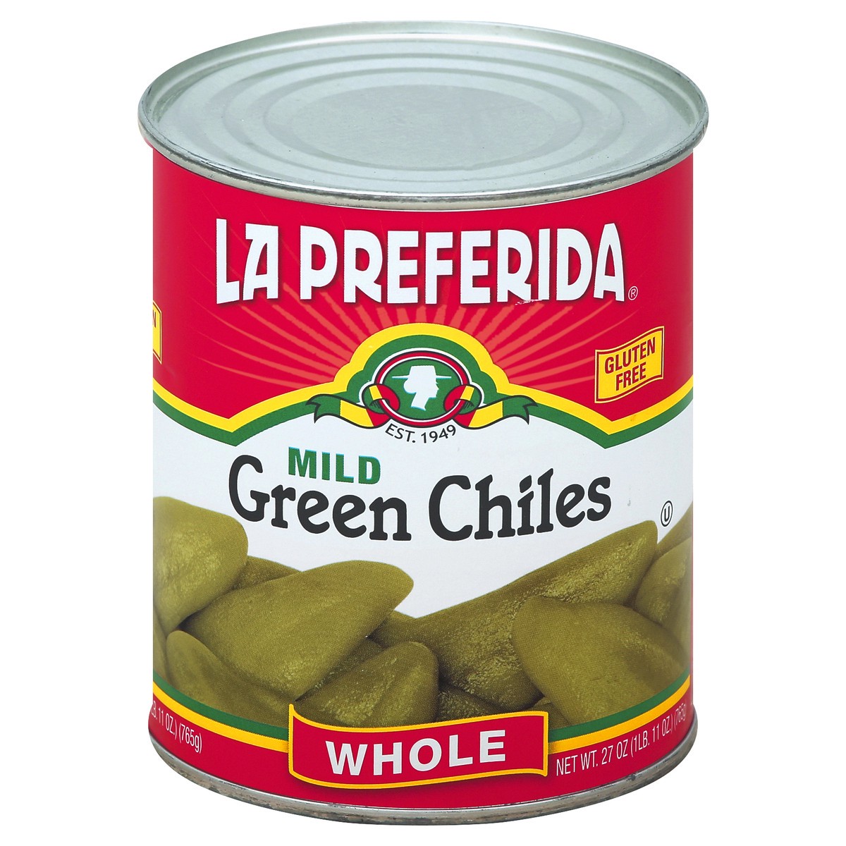 slide 3 of 3, La Preferida Green Chiles 27 oz, 27 oz