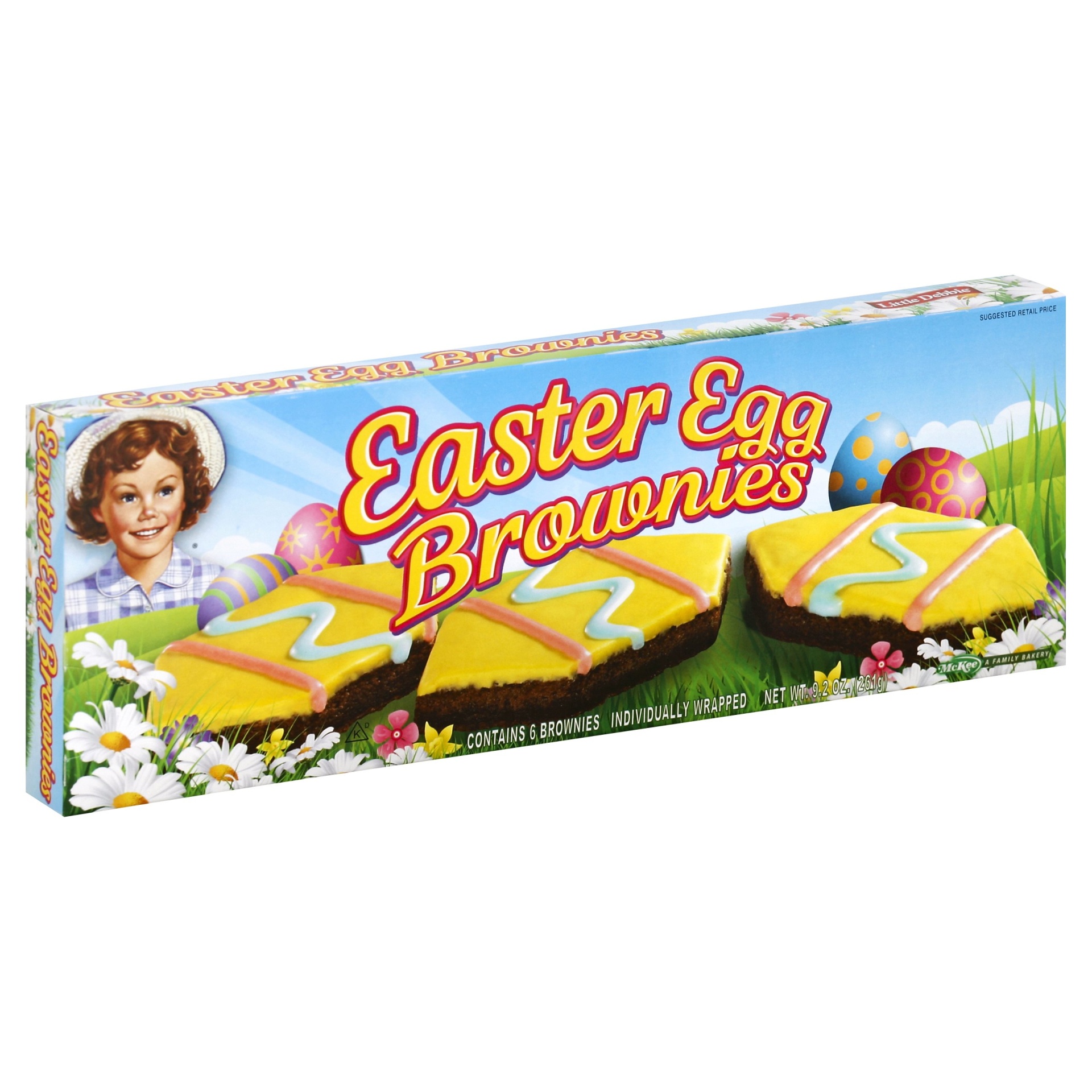 slide 1 of 4, Little Debbie Easter Egg Brownies, 9.2 oz
