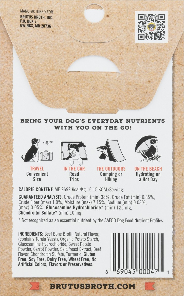 slide 9 of 9, Brutus Bone Broth On the Go Beef Bone Broth 5 ea, 5 ct