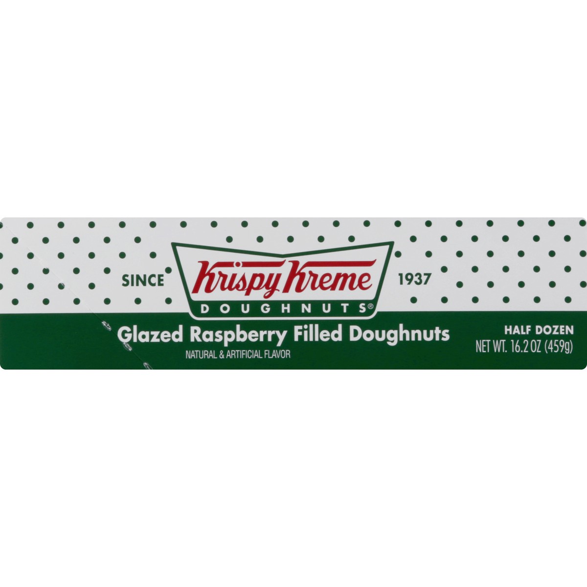 slide 13 of 13, Krispy Kreme Filled Raspberry Donut, 15 oz