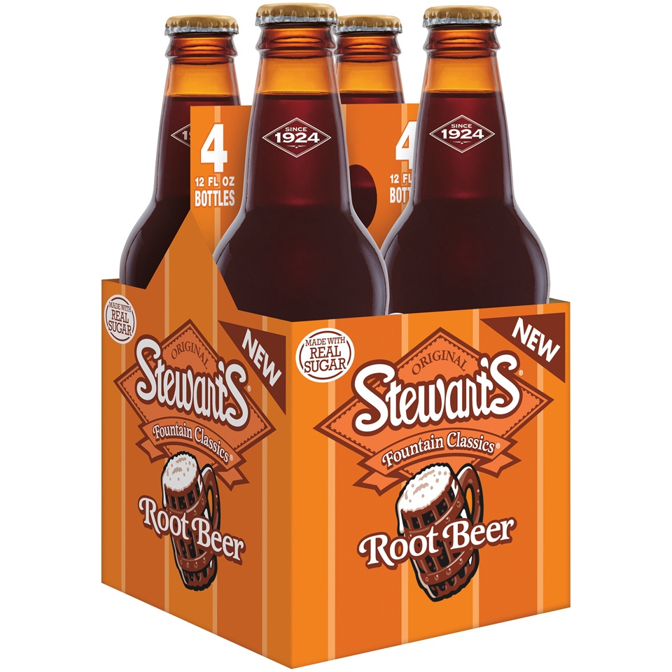 slide 2 of 4, Stewart's Root Beer Bottles - 48 fl oz, 4 ct; 12 fl oz