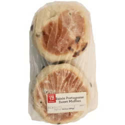 Raisin Portuguese Sweet Muffins