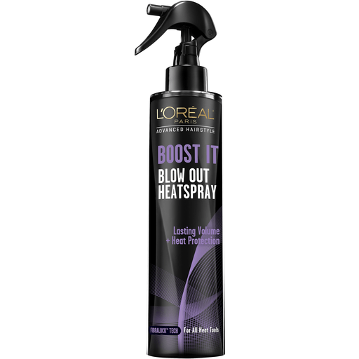 slide 1 of 1, L'Oréal Paris Advanced Hairstyle Boost It Blow Out Heatspray, 5.7 fl oz