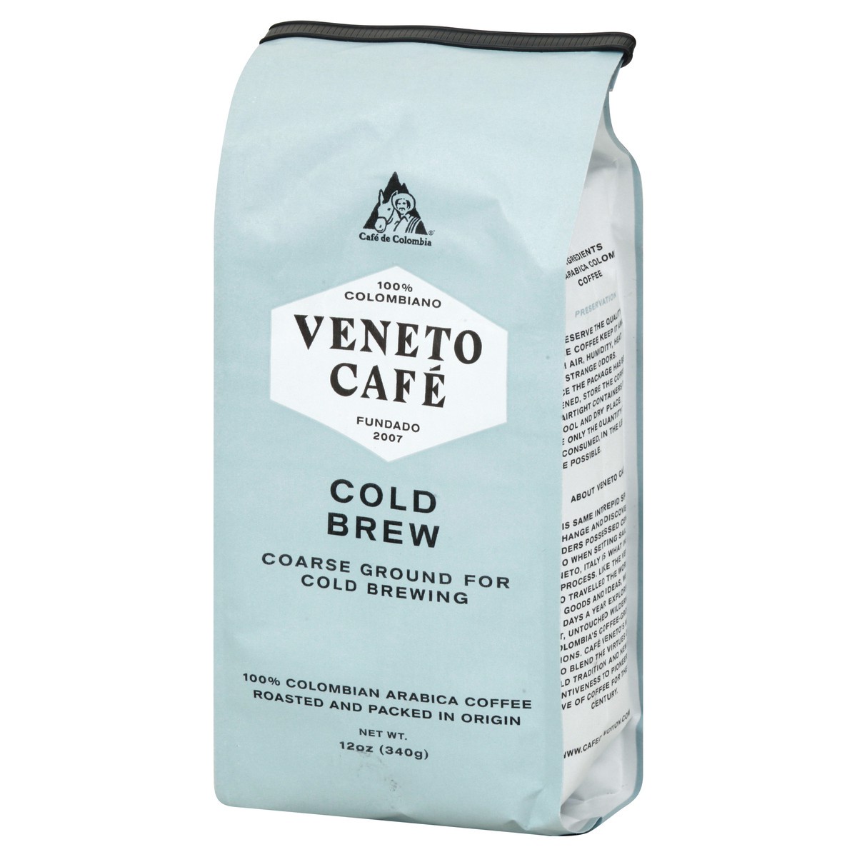 slide 10 of 12, Veneto Cafe Cold Brew Colombian Coffee- 12 oz, 12 oz