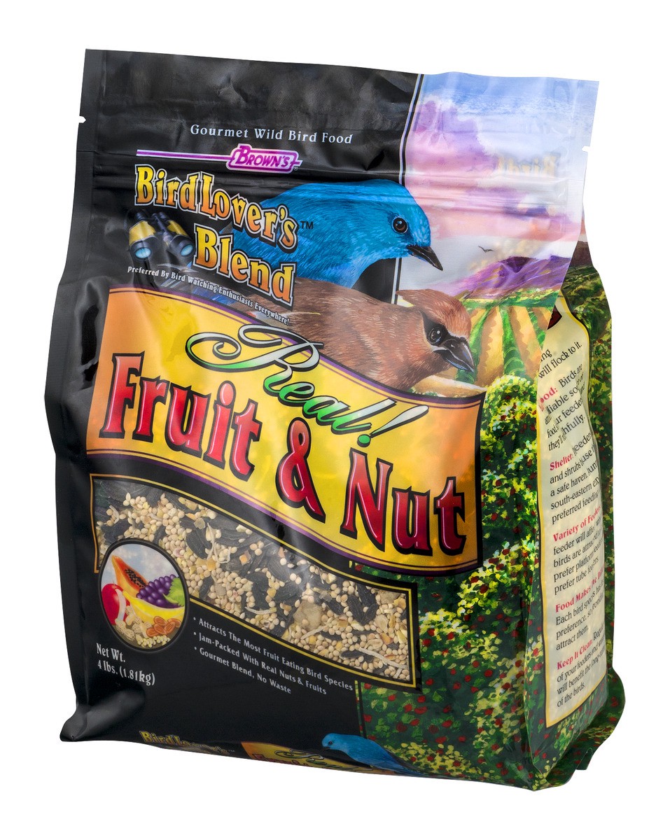 slide 4 of 9, Bird Lover's Blend Real! Fruit & Nut Gourmet Wild Bird Food, 4 lb