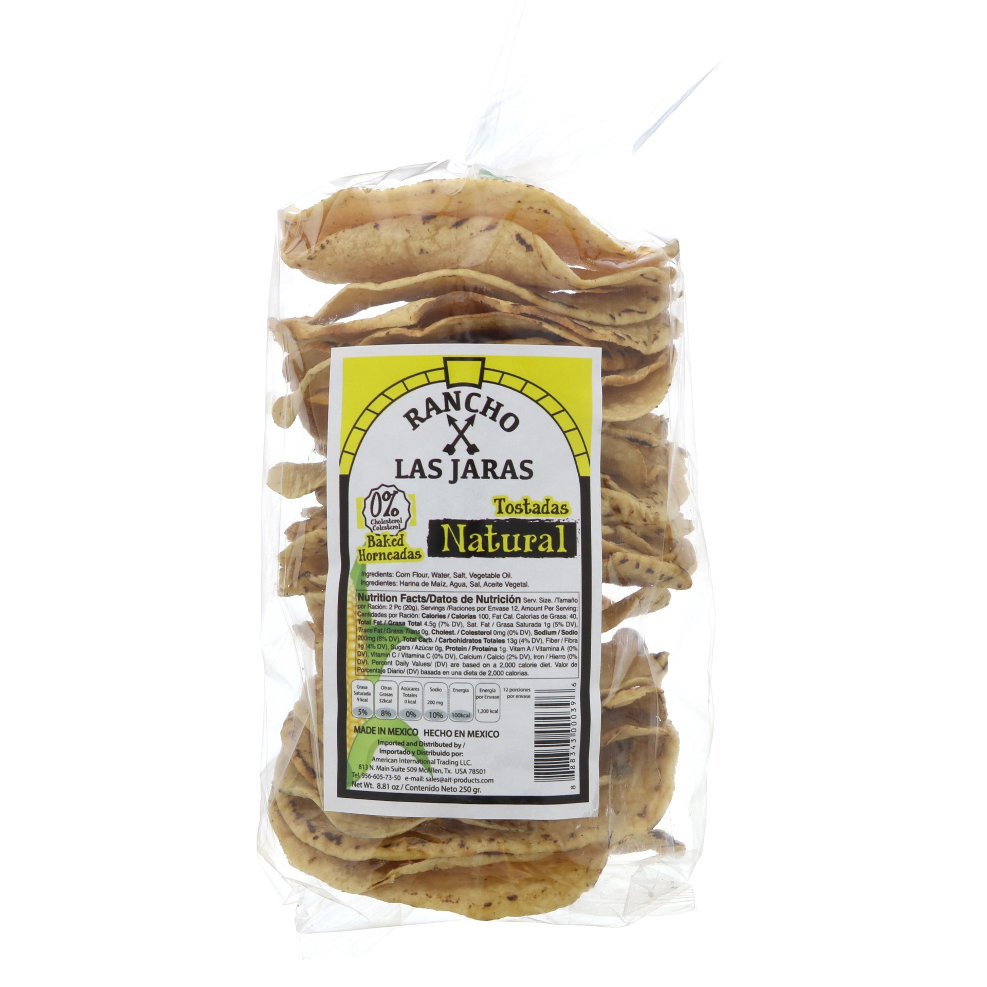 slide 1 of 1, Rancho Las Jaras Natural Baked Tostadas Horneadas, 24 ct