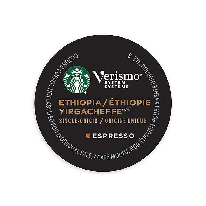 slide 1 of 1, Starbucks Verismo Ethiopia Yirgacheffe Single Origin Espresso Pod, 12 ct