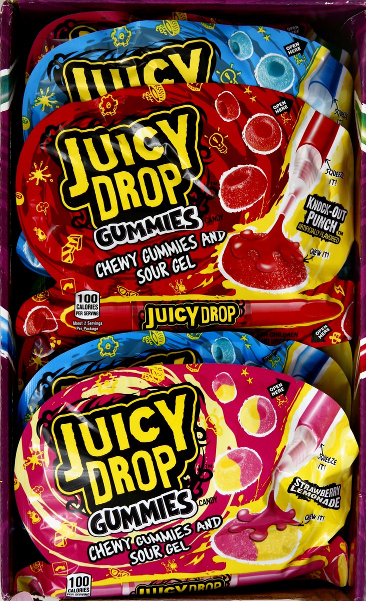 slide 7 of 10, Juicy Drop Pop Strawberry Kiwi Gummies 16 ea, 16 ct