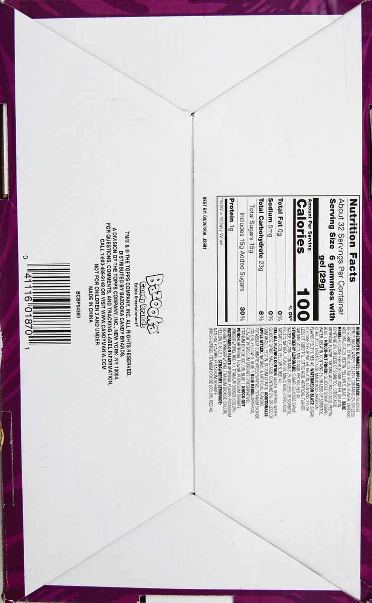 slide 3 of 10, Juicy Drop Pop Strawberry Kiwi Gummies 16 ea, 16 ct