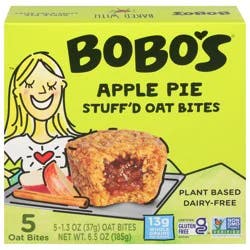 Bobo's Stuff'd Apple Pie Oat Bites 5 - 1.3 oz Bites