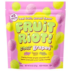 Fruit Riot! Fruit Riot 8 oz sour candy grapes mix