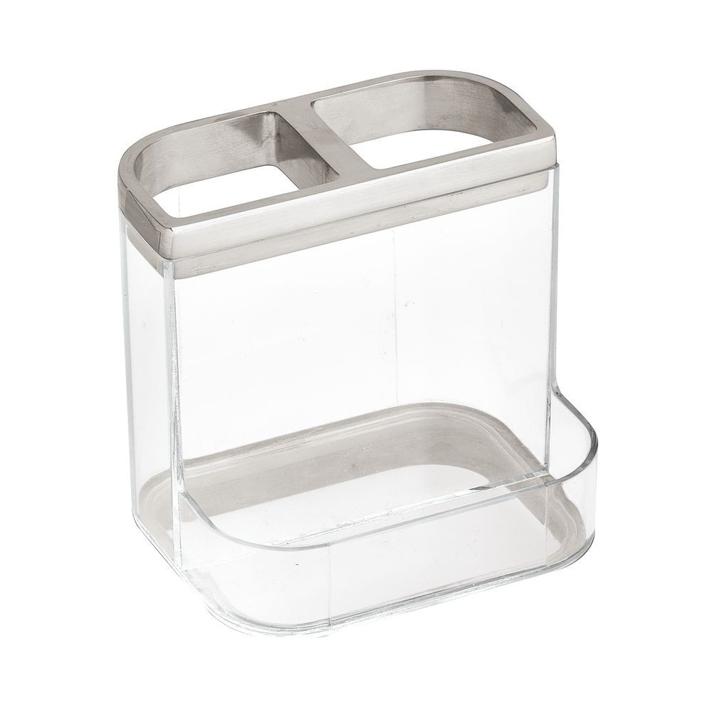 slide 1 of 1, InterDesign Haley Vanity Center - Clear/Satin, 1 ct