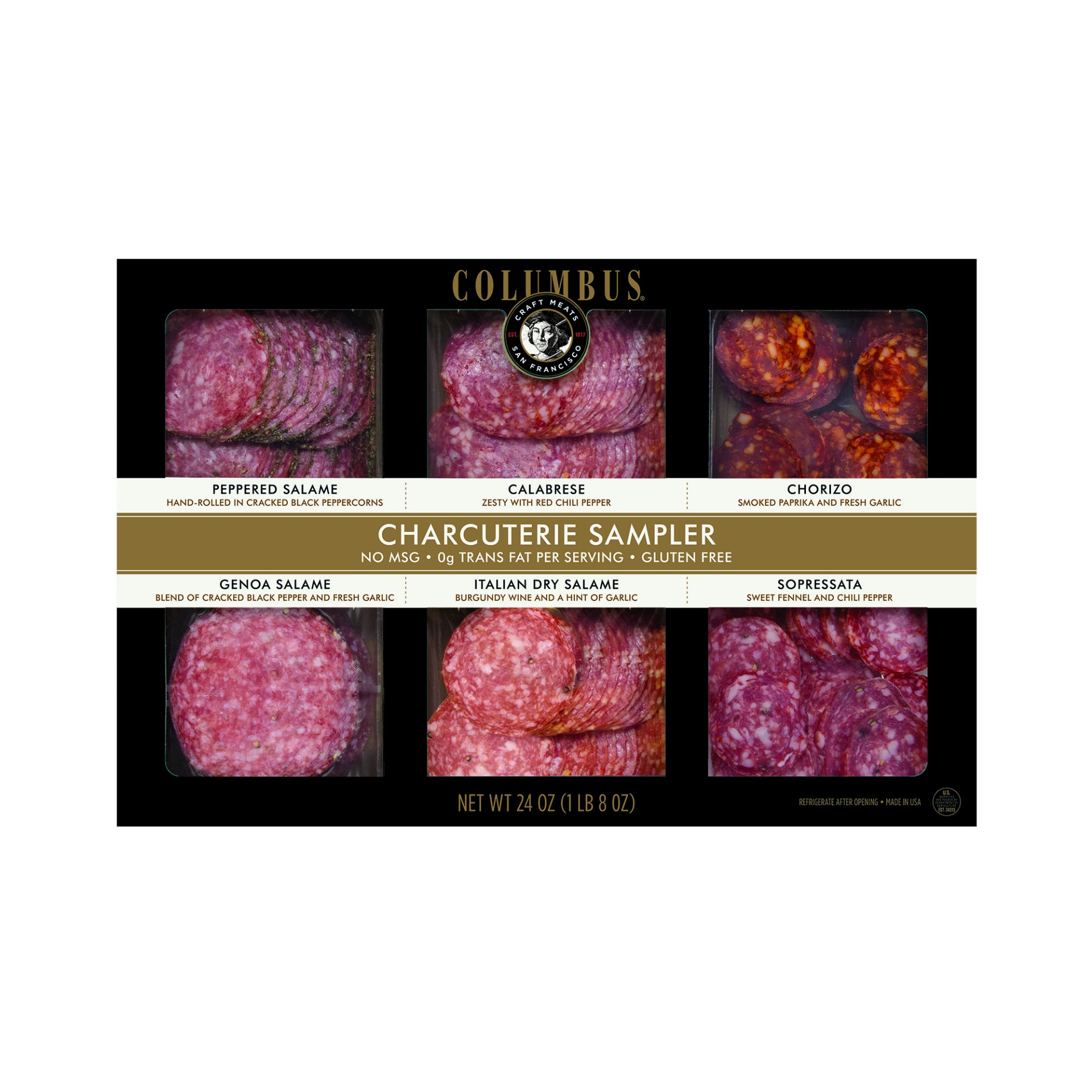 slide 1 of 1, Columbus Salame Co. Charcuterie Sampler, 