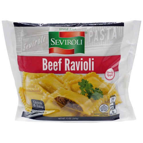 slide 1 of 1, Seviroli Ravioli Medium Square - Bee, 13 oz