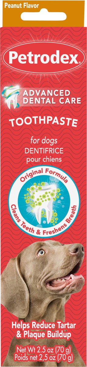 slide 5 of 7, Petrodex Toothpaste Dog Peanut 2.5OZ, 2.5 oz