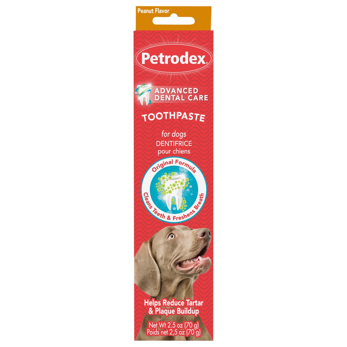 slide 4 of 7, Petrodex Toothpaste Dog Peanut 2.5OZ, 2.5 oz
