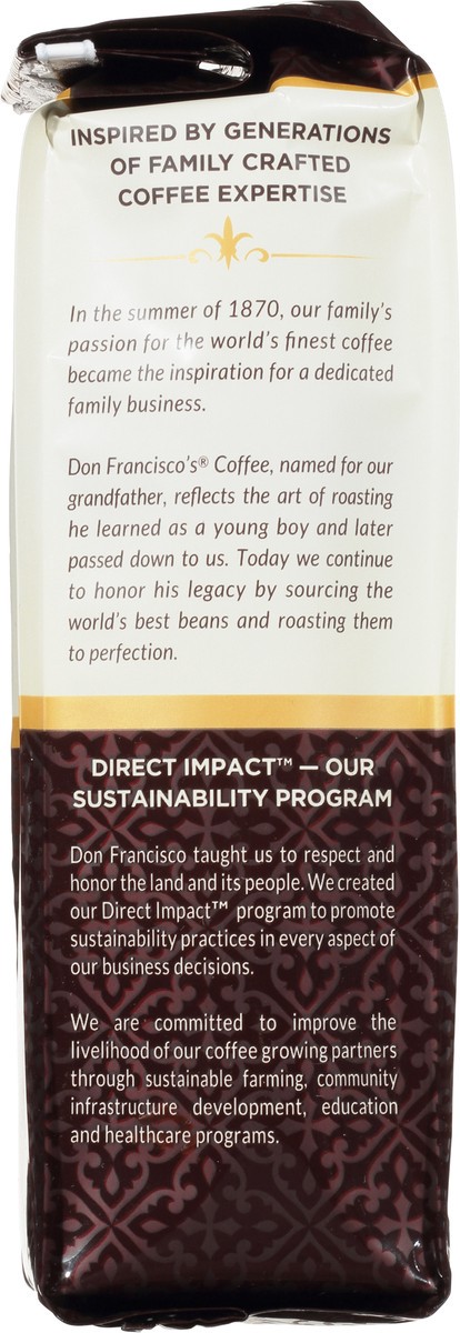 slide 8 of 9, Don Francisco's Kona Blend Ground Coffee (12 oz Bag), 12 oz