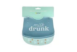 Pearhead Silicone Bib Set of 2, Milk Drunk