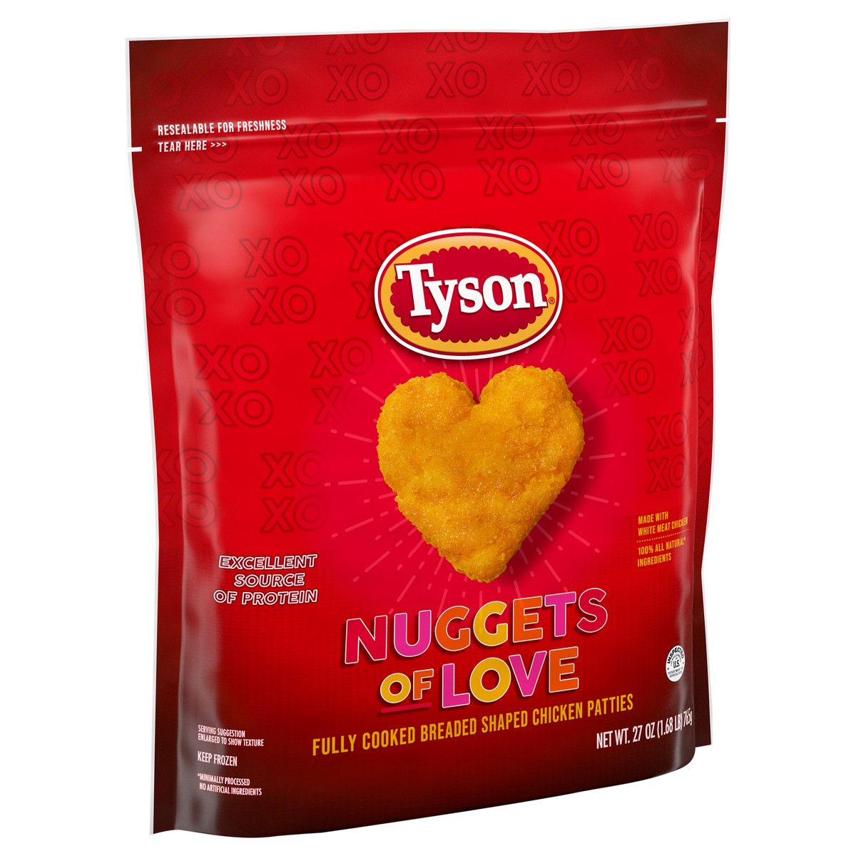 slide 3 of 6, Tyson Nuggets of Love - 27oz, 27 oz