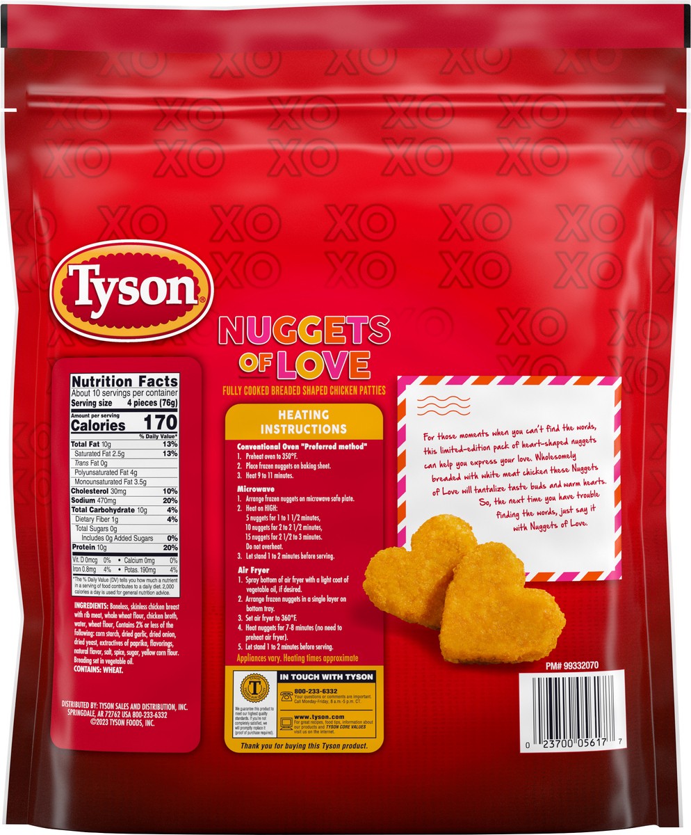 slide 5 of 6, Tyson Nuggets of Love - 27oz, 27 oz