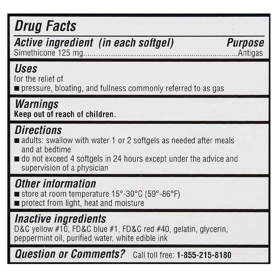 slide 2 of 4, Walgreens Gas Relief Softgels, 20 ct