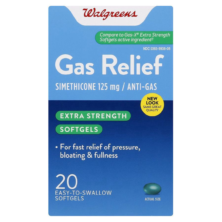 slide 1 of 4, Walgreens Gas Relief Softgels, 20 ct