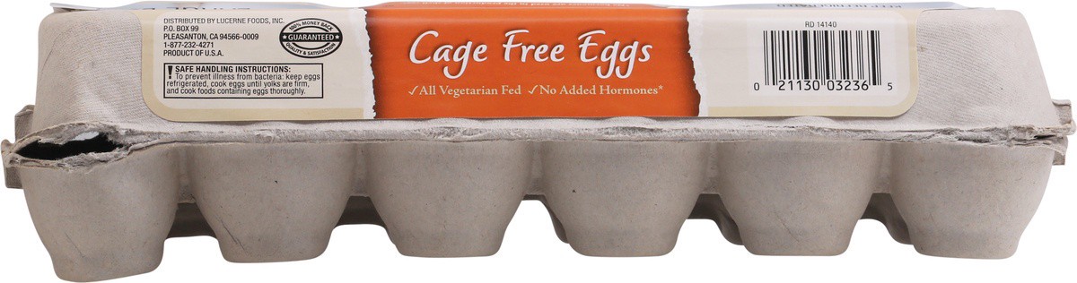 slide 5 of 9, Open Nature Eggs Cage Free Large White - 12 Count, 12 ct